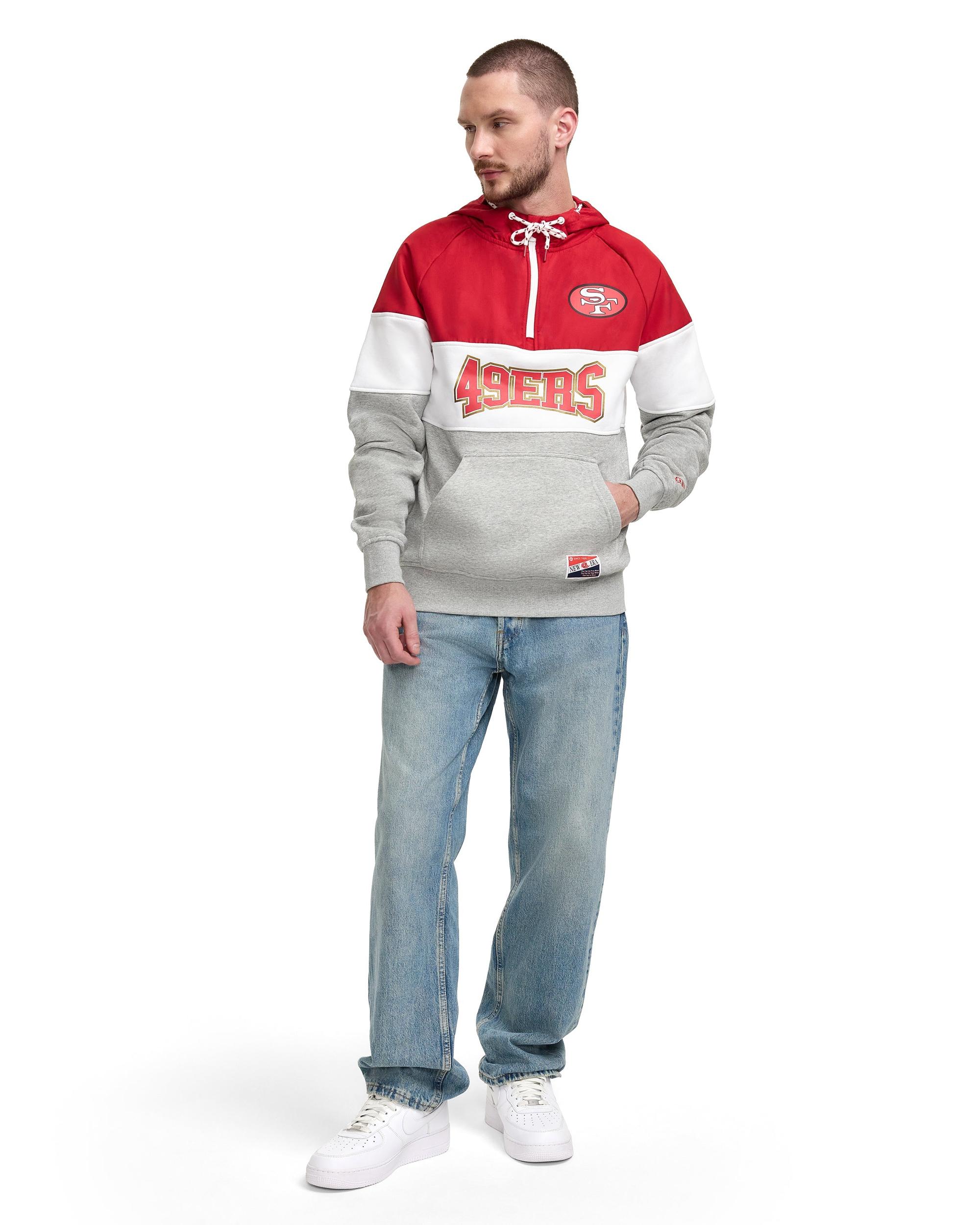 San Francisco Giants Throwback Color Block Hoodie Male Product Image