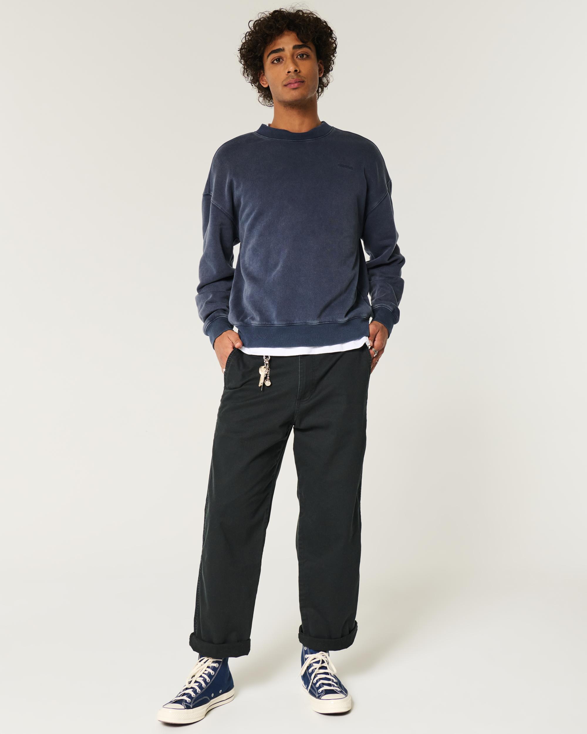 Boxy Logo Crew Sweatshirt Product Image