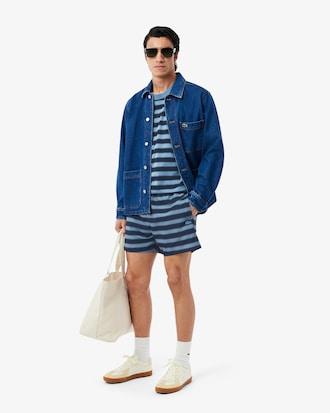 Striped Swim Trunks Product Image