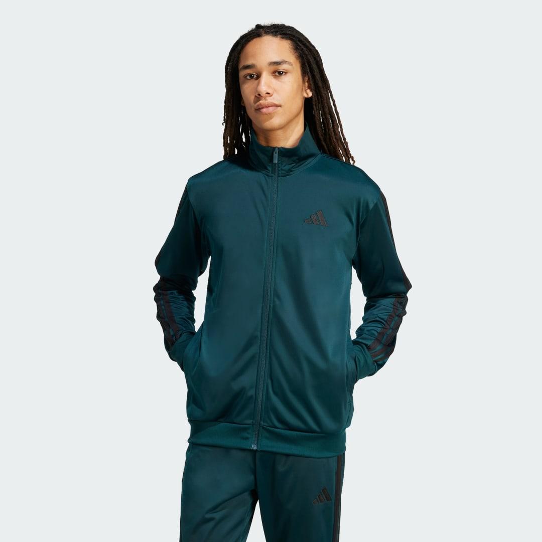 Men's adidas 3-Stripes Tricot Regular Sportswear Track Jacket,  Product Image