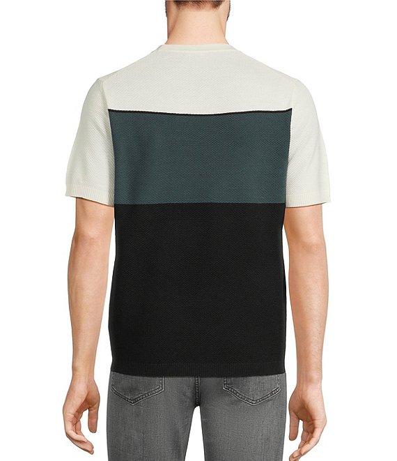Murano Textured Snit Short Sleeve T-Shirt Product Image