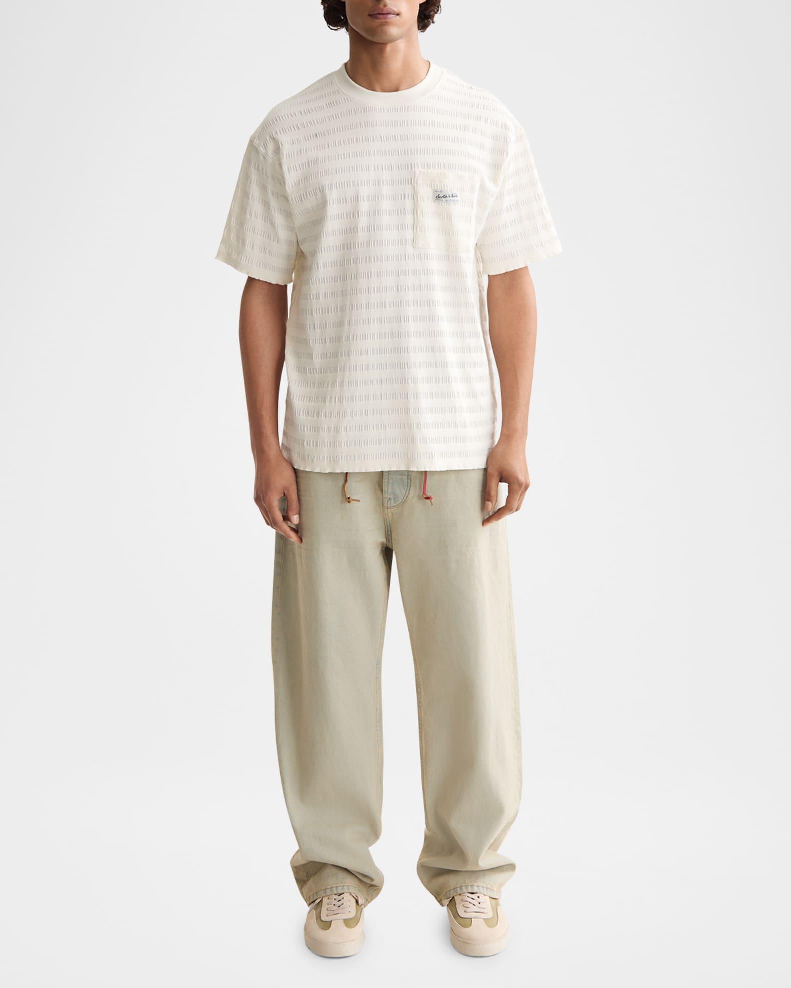 Men's Relaxed-Fit Textured Pocket T-Shirt Product Image