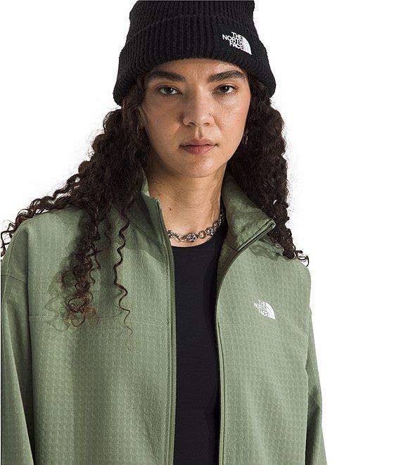 The North Face Tekware FLASHDRY Mock Collar Long Sleeve Drawcord Hem Zip Front Jacket Product Image
