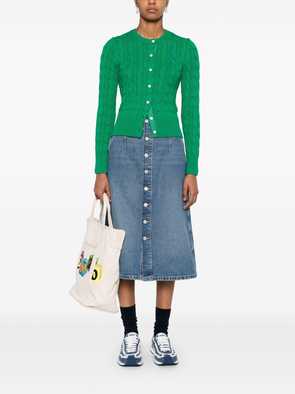 Polo Pony-embroidered cardigan   Product Image