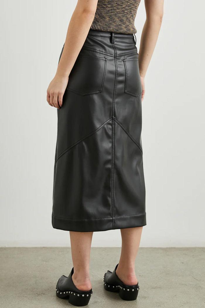 Jennifer Faux Leather Skirt Product Image
