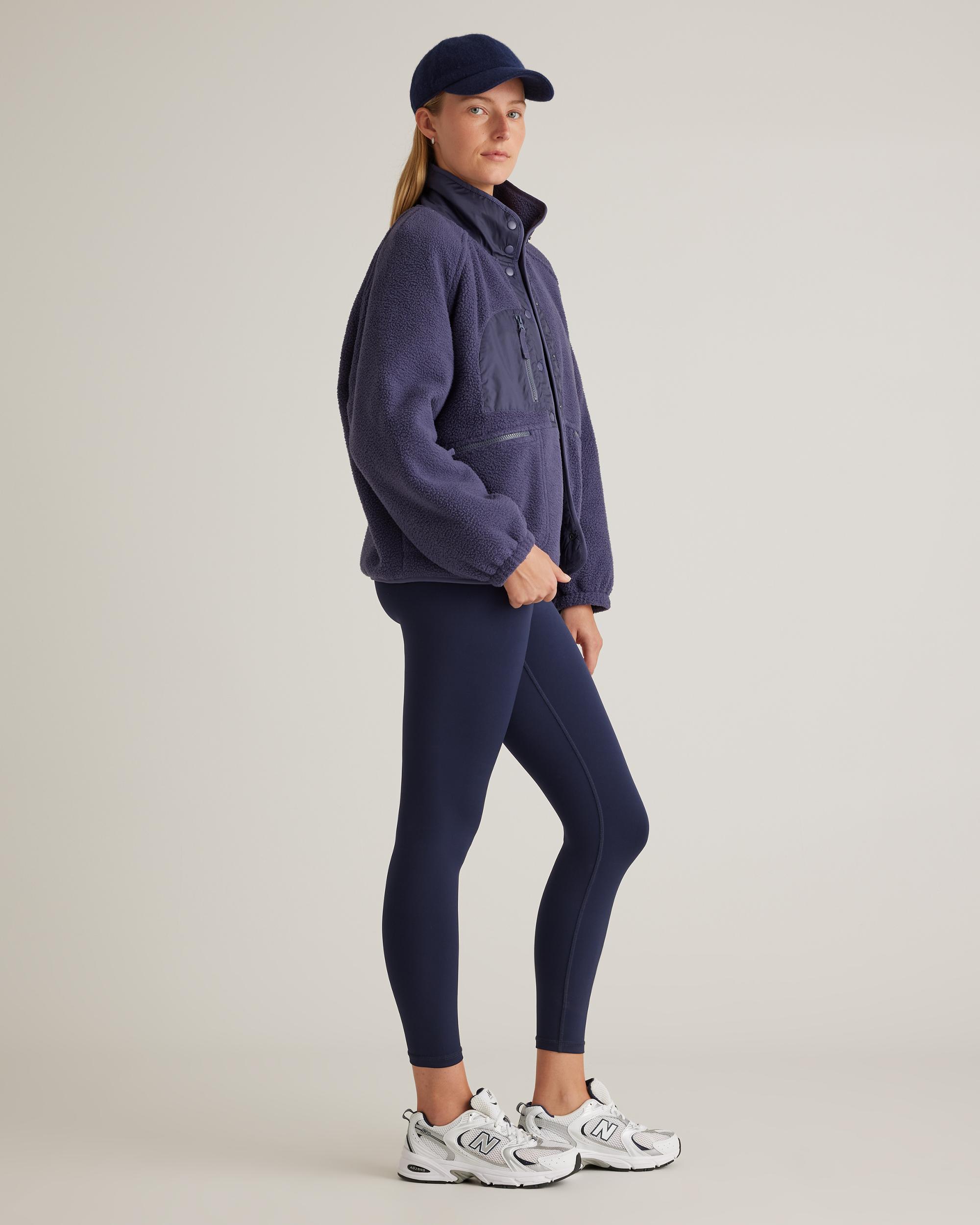 Quince | Women's Sherpa Snap Front Jacket 100% Polyester Product Image