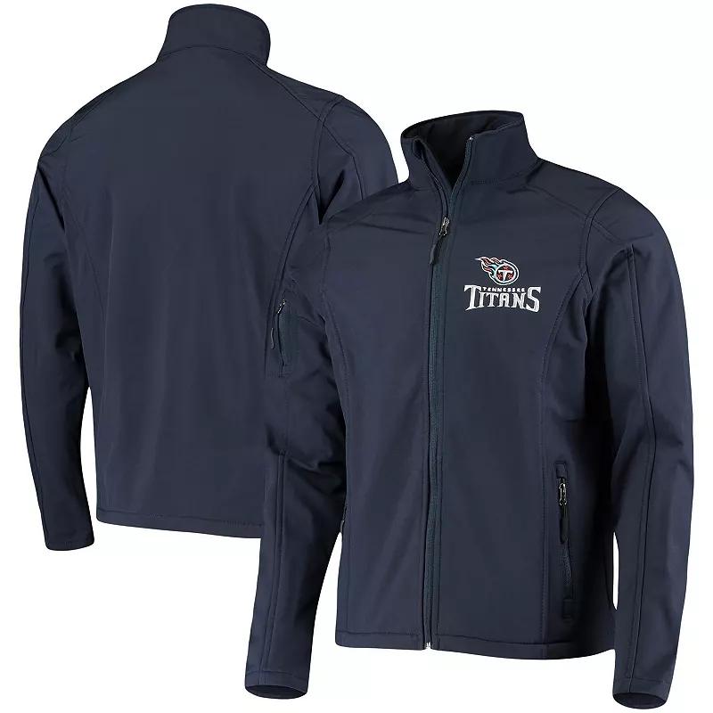 Men's Dunbrooke Navy Tennessee Titans Sonoma Softshell Full-Zip Jacket,  Product Image