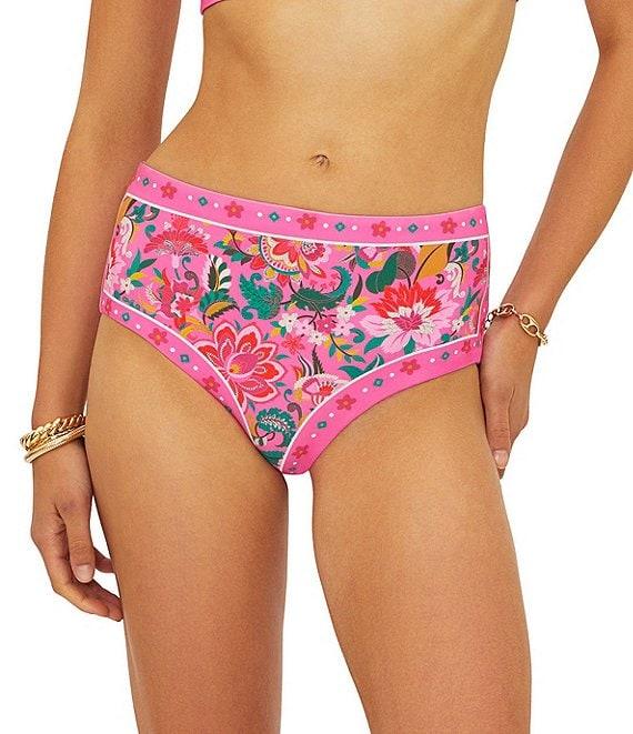 Beach Riot Floral High Waisted Marcella Swim Bottom Product Image