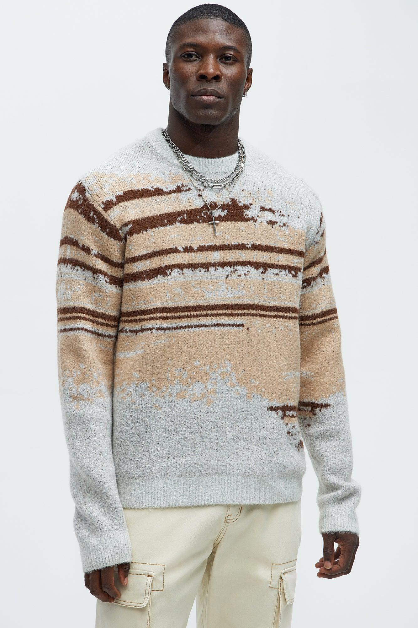 Smyth Crewneck Sweater - Grey/combo Product Image