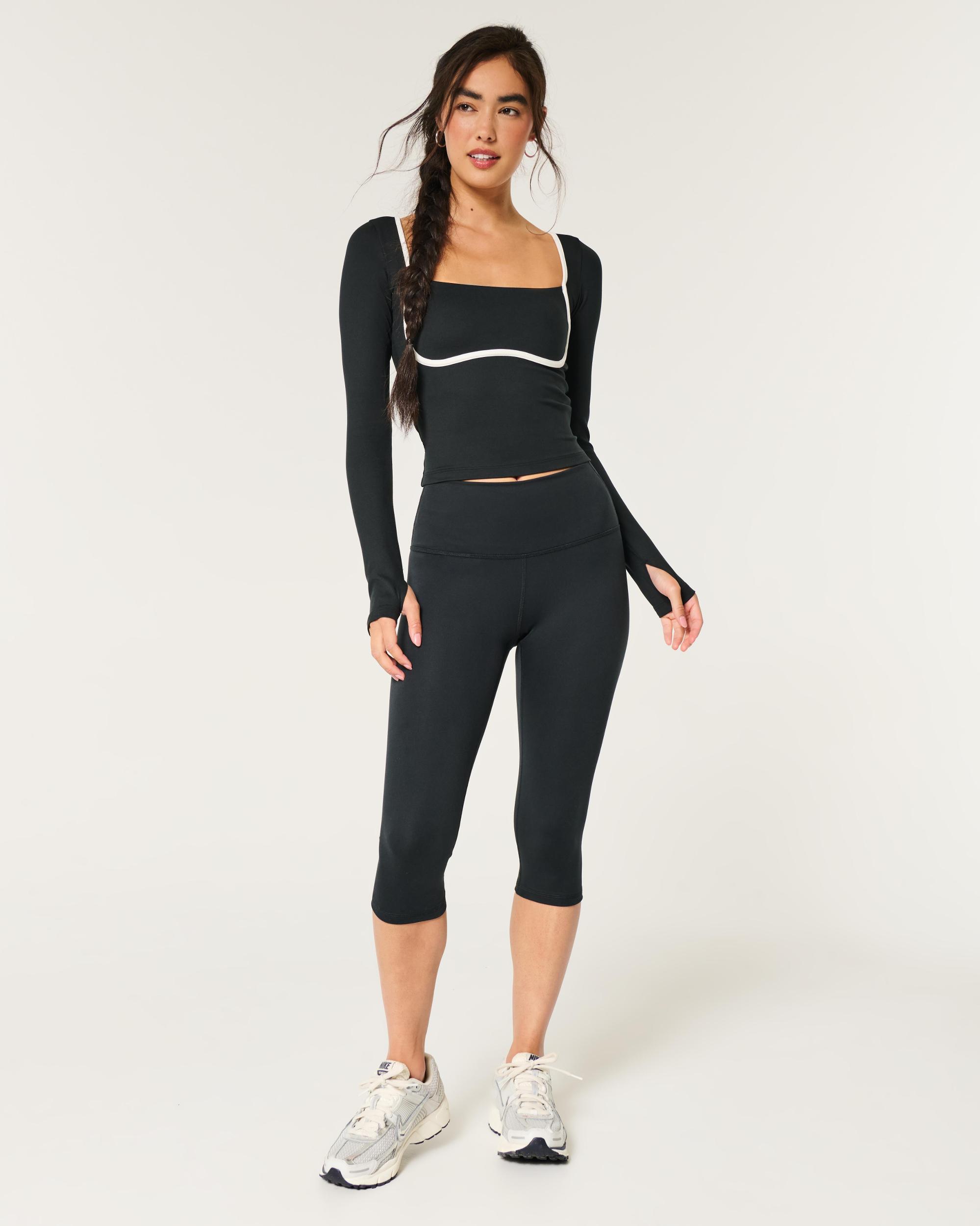 Gilly Hicks Active Recharge Under-Bust Long-Sleeve Top Product Image