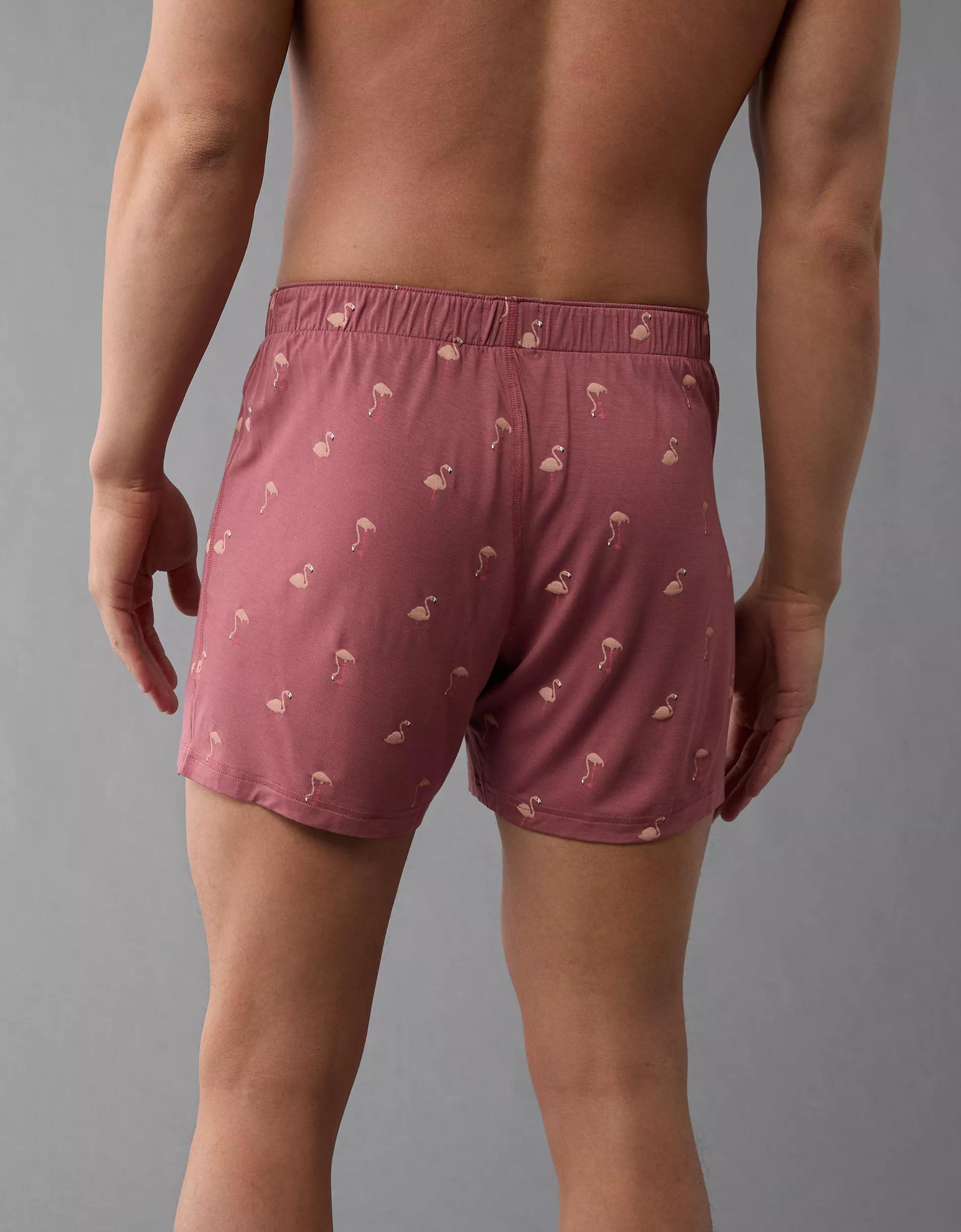 AEO Men's Snoopy Coffee 4.5" Ultra Soft Boxer Brief Product Image