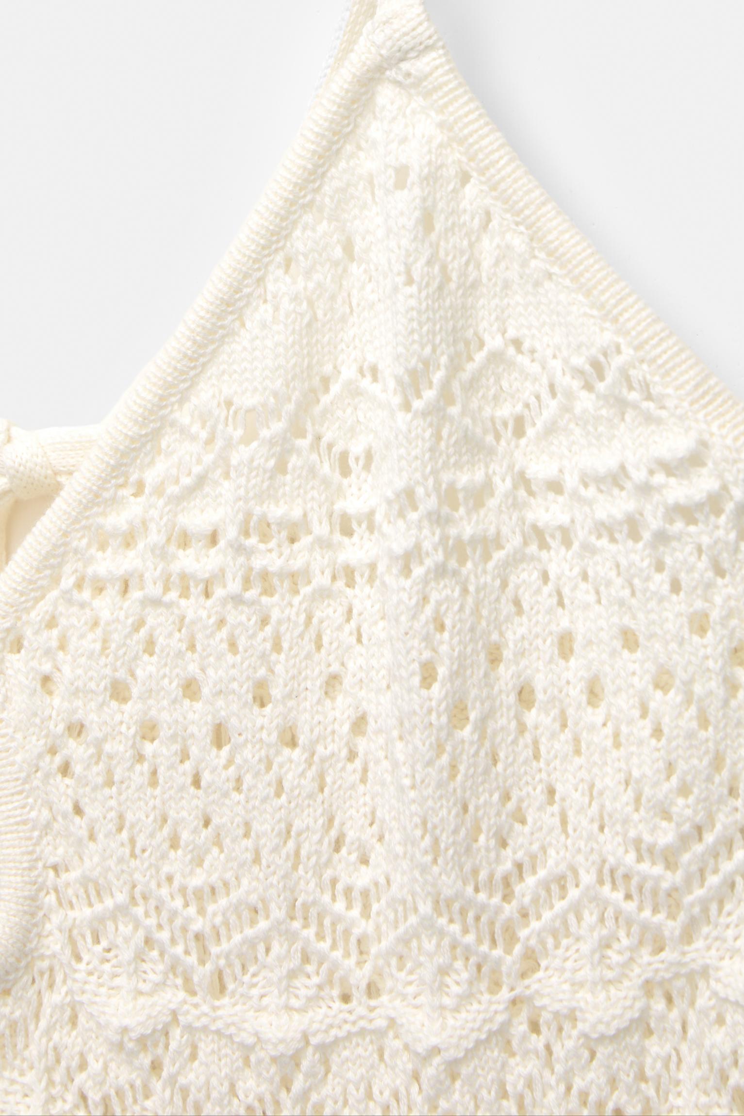 Strappy crochet midi dress Product Image