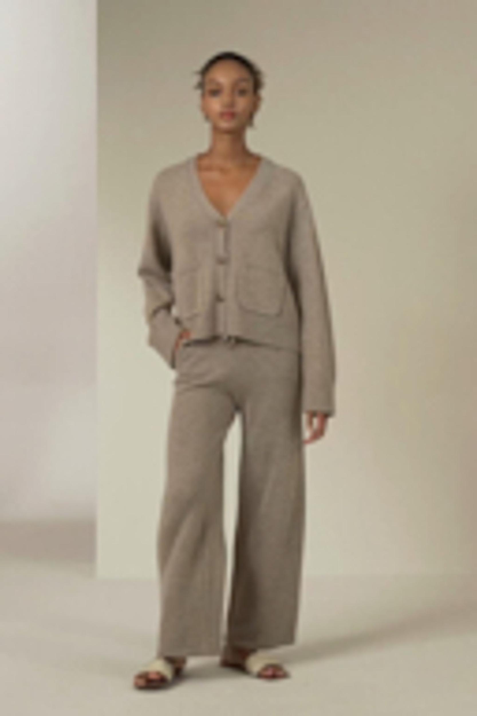 LILYSILK Cashmere Cardigan - for Women - Camel Golden Ratio Cashmere Wool Blend - Warm Front Pockets Sweater S Product Image