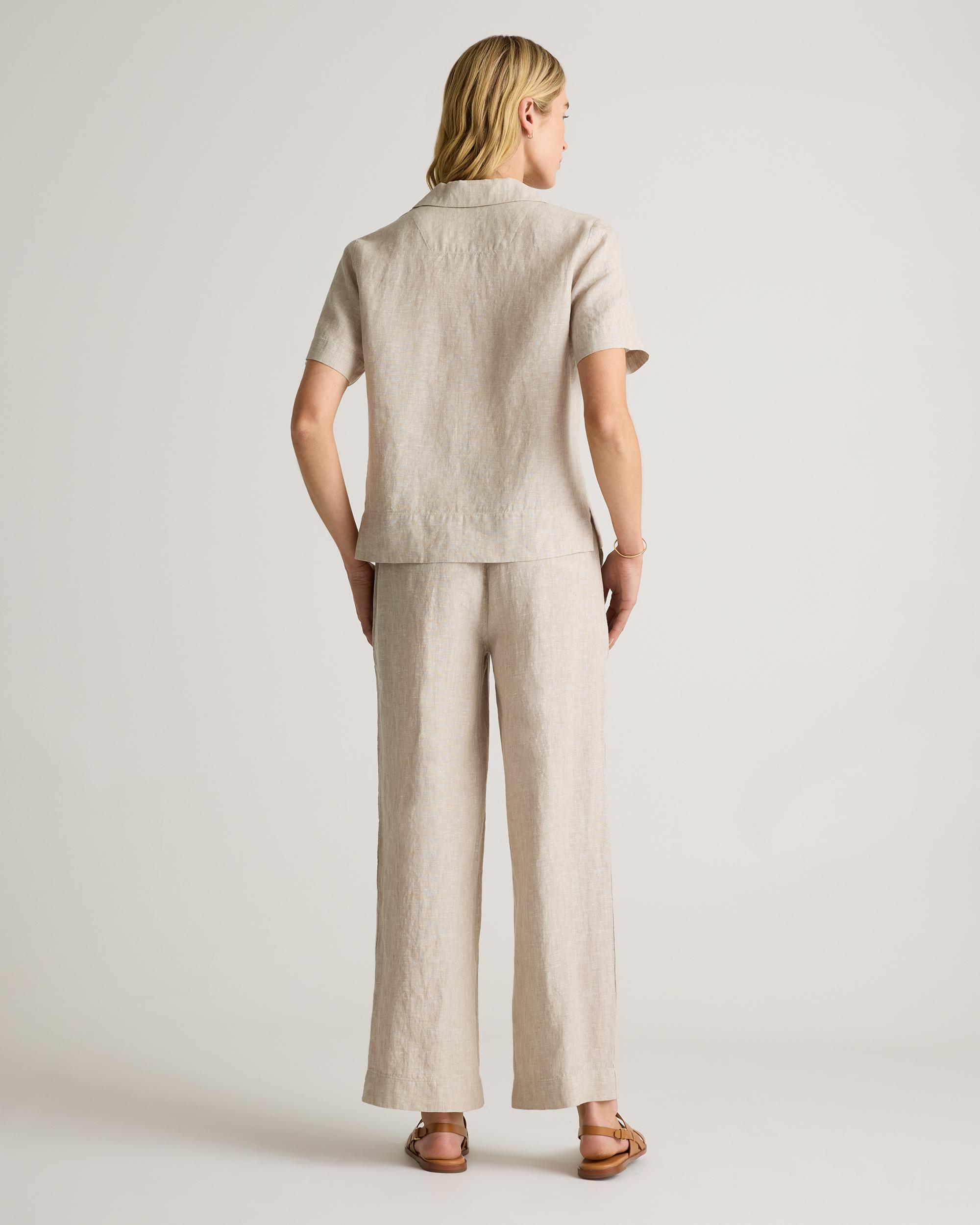 Quince | Women's 100% European Linen Wide Leg Pants Product Image