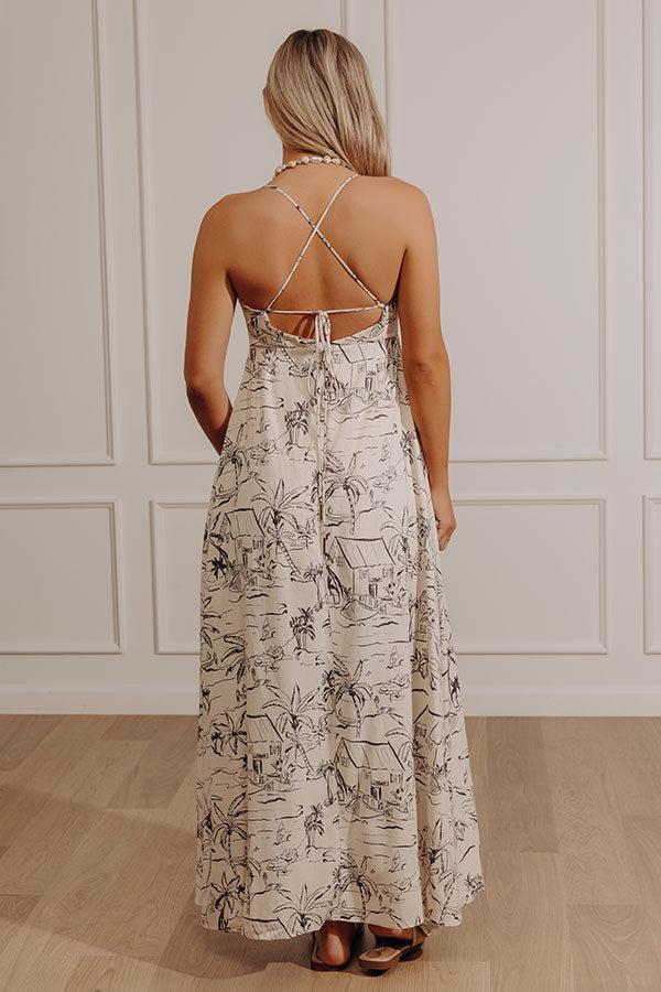 Costa Rica Cutie Linen-Blend Maxi Dress Product Image