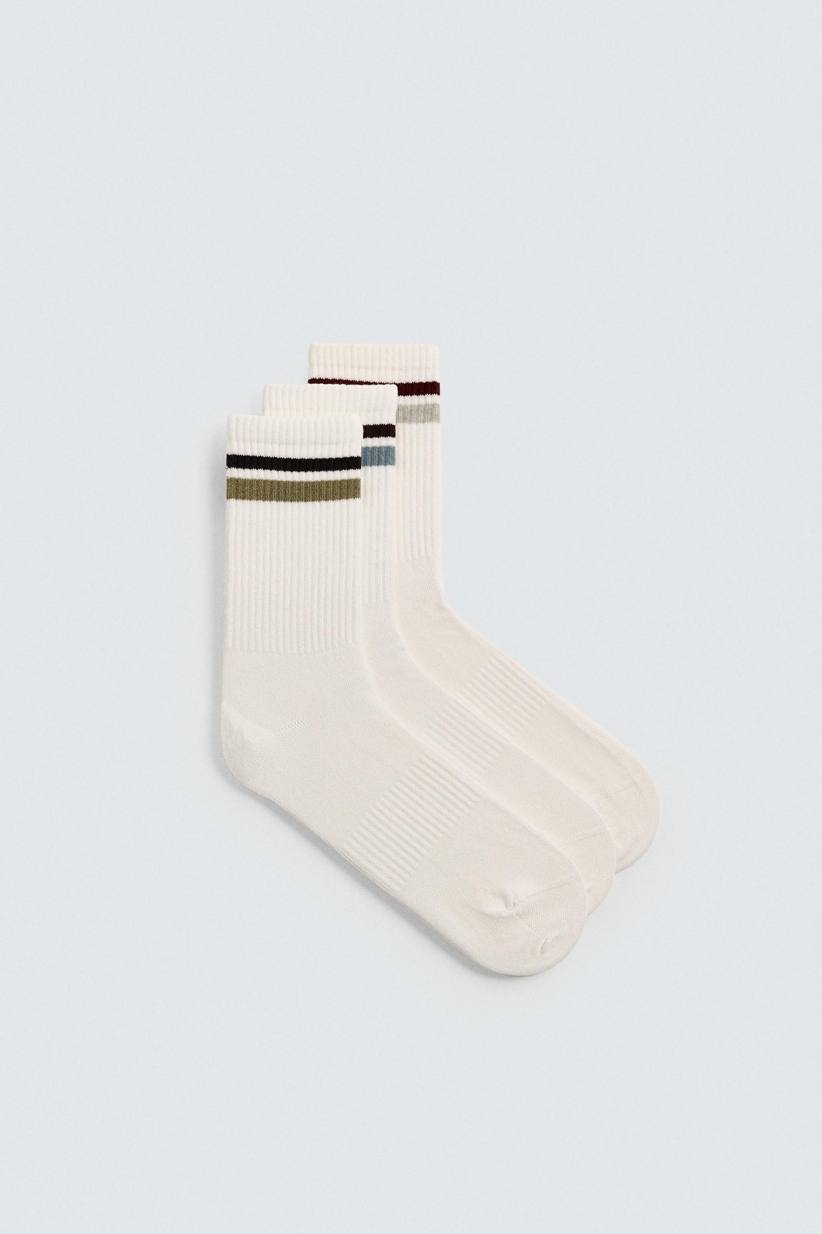 3-PACK STRIPED SOCKS Product Image