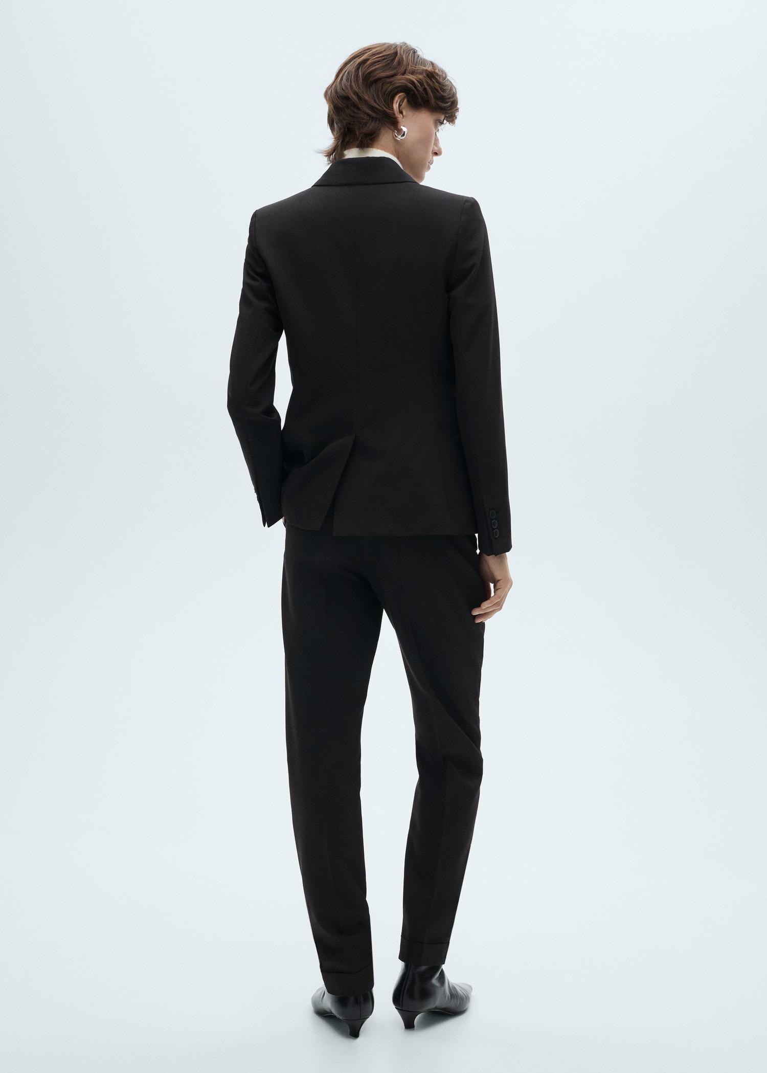 Fitted suit jacket - Women | MANGO USA Product Image