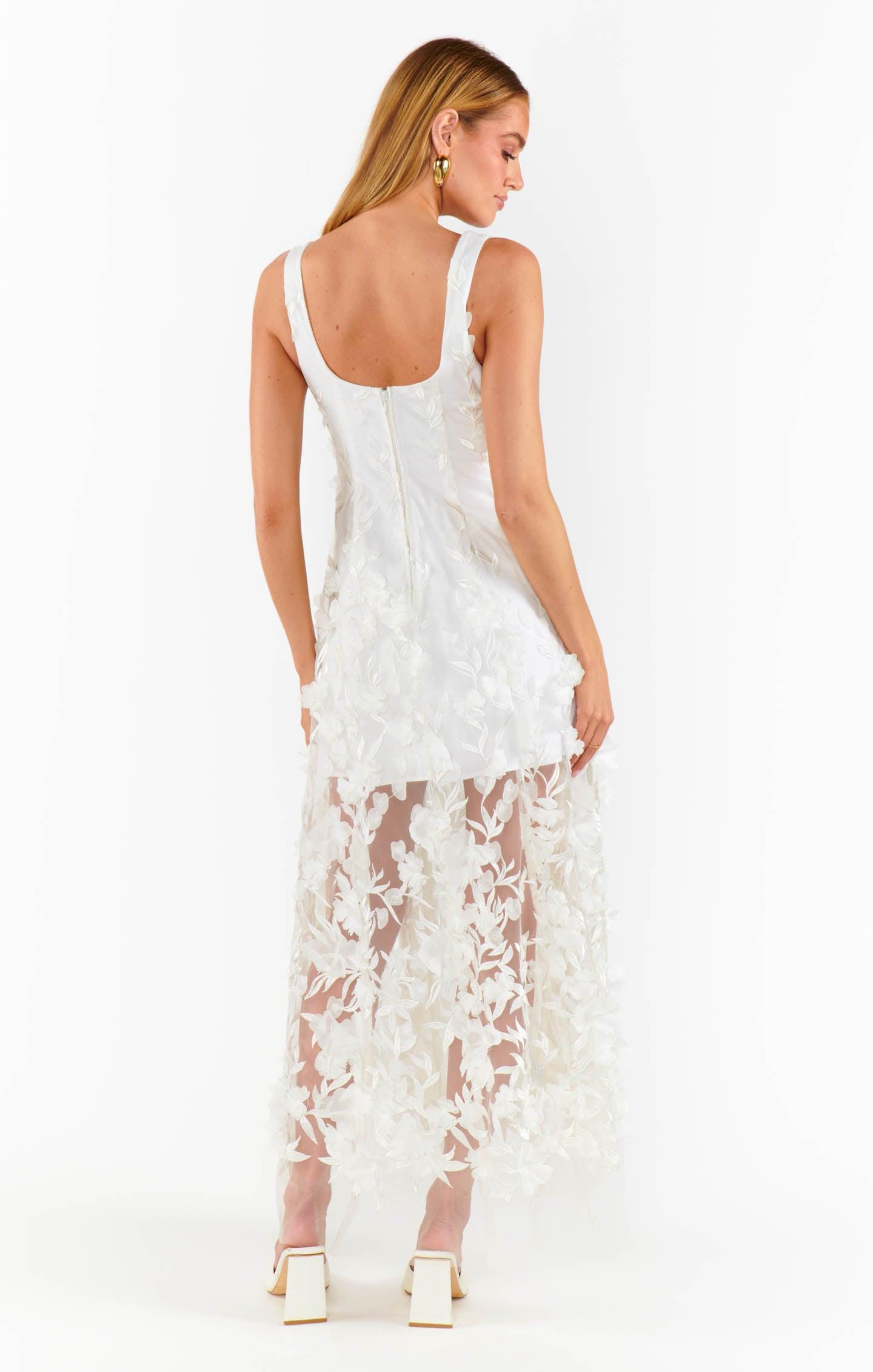 Stephanie Dress ~ 3D Floral Embroidery Product Image