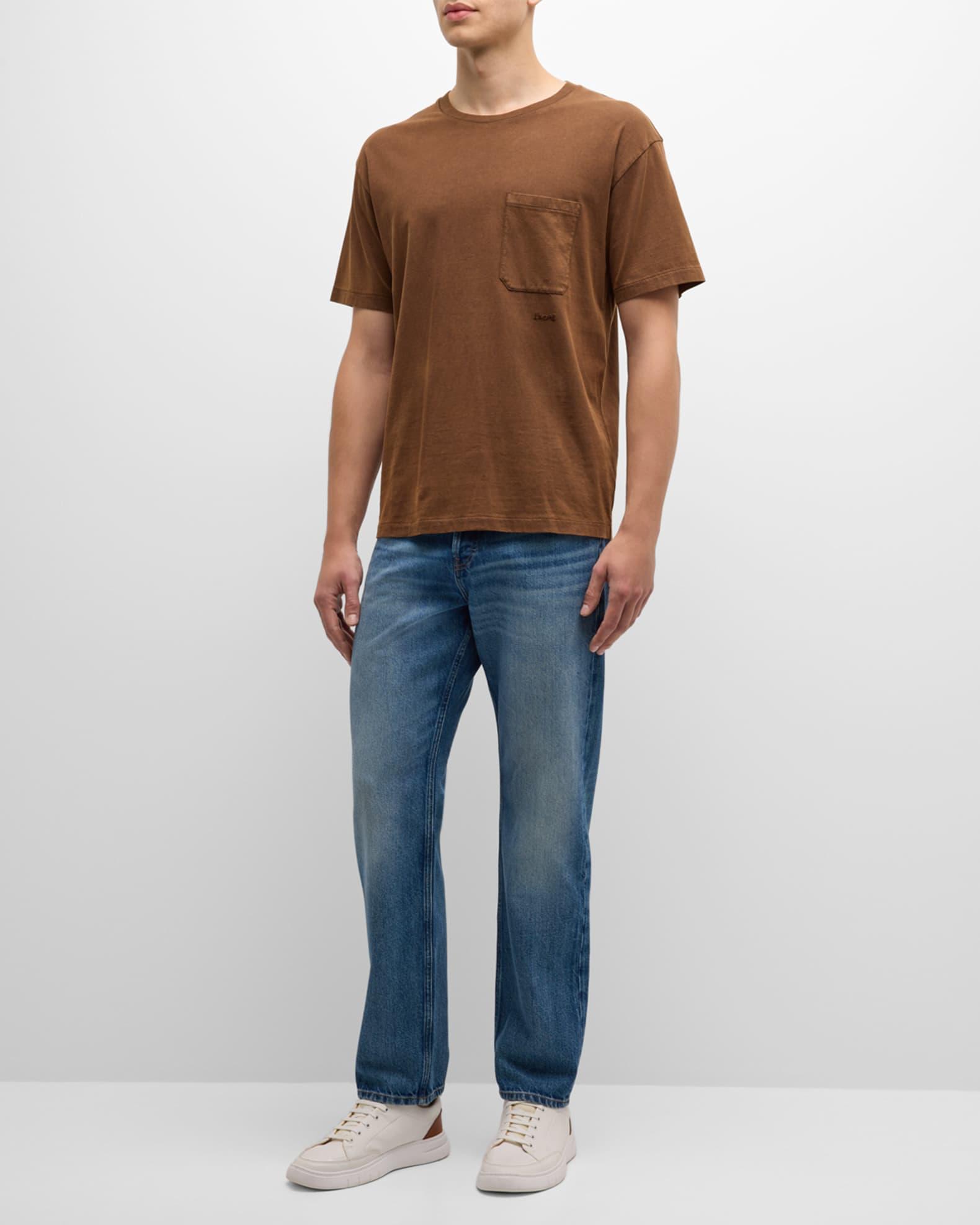 Mens The Straight Washed Jeans Product Image