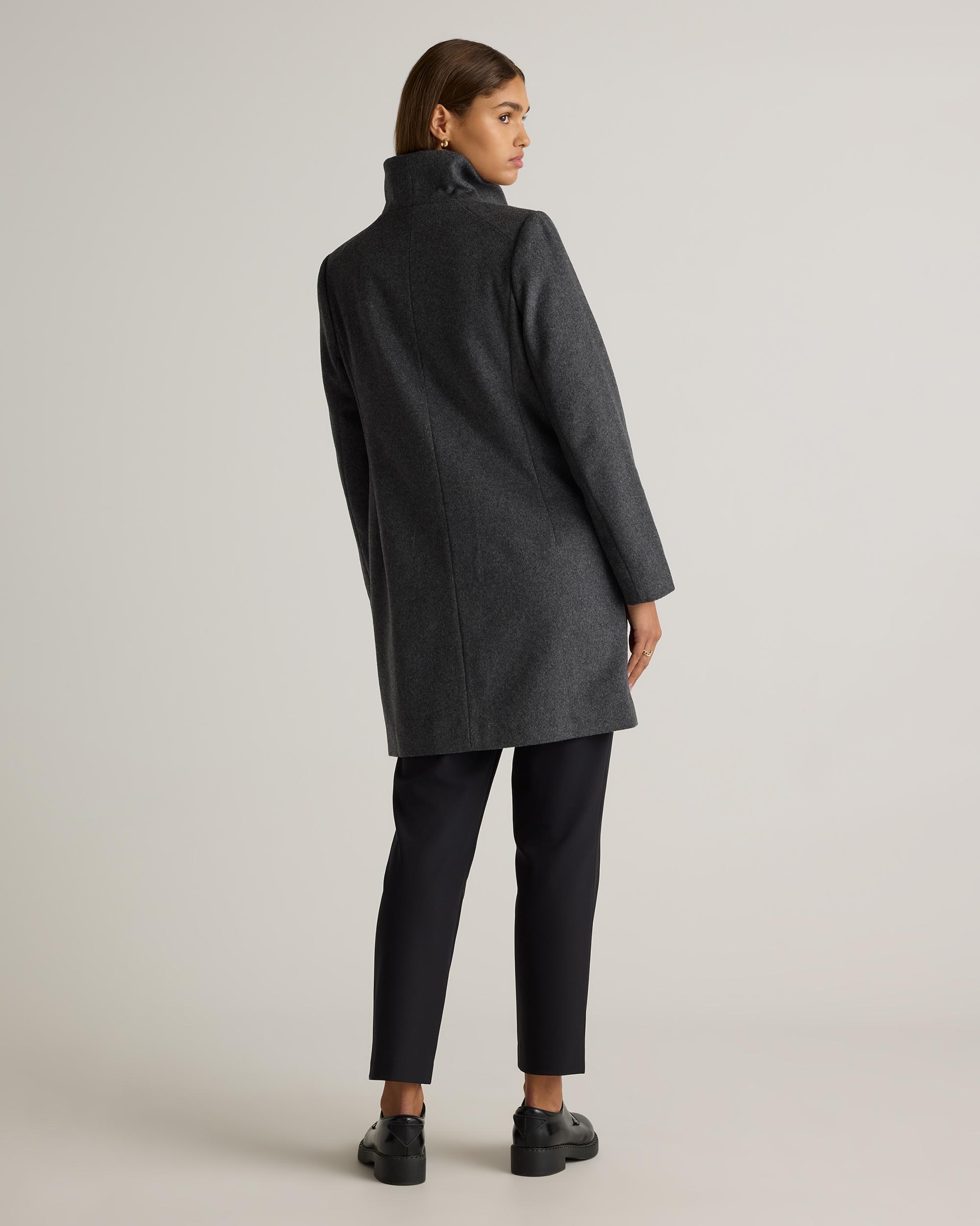 Quince | Women's Italian Wool Cocoon Coat Size XL, Wool/Nylon Product Image