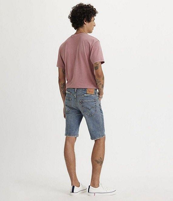 Levi's® 412 Slim Fit 9#double; Inseam Mid Rise Denim Shorts Product Image