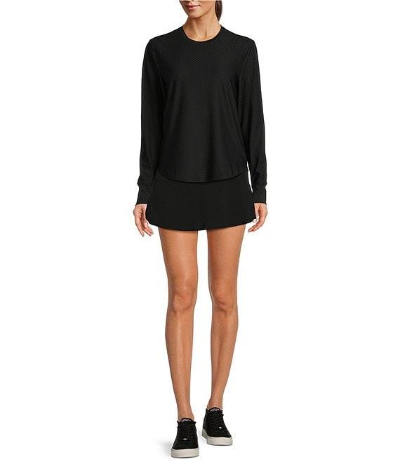 Addison Bay Palmetto Long Sleeve Crew Neck Shirttail T-Shirt Product Image