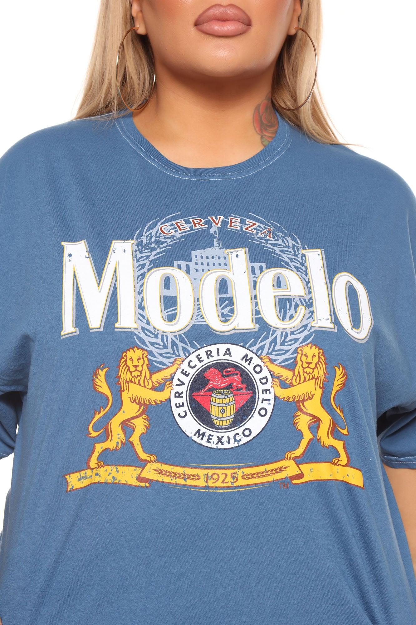 Modelo Oversized Tee - Navy Product Image