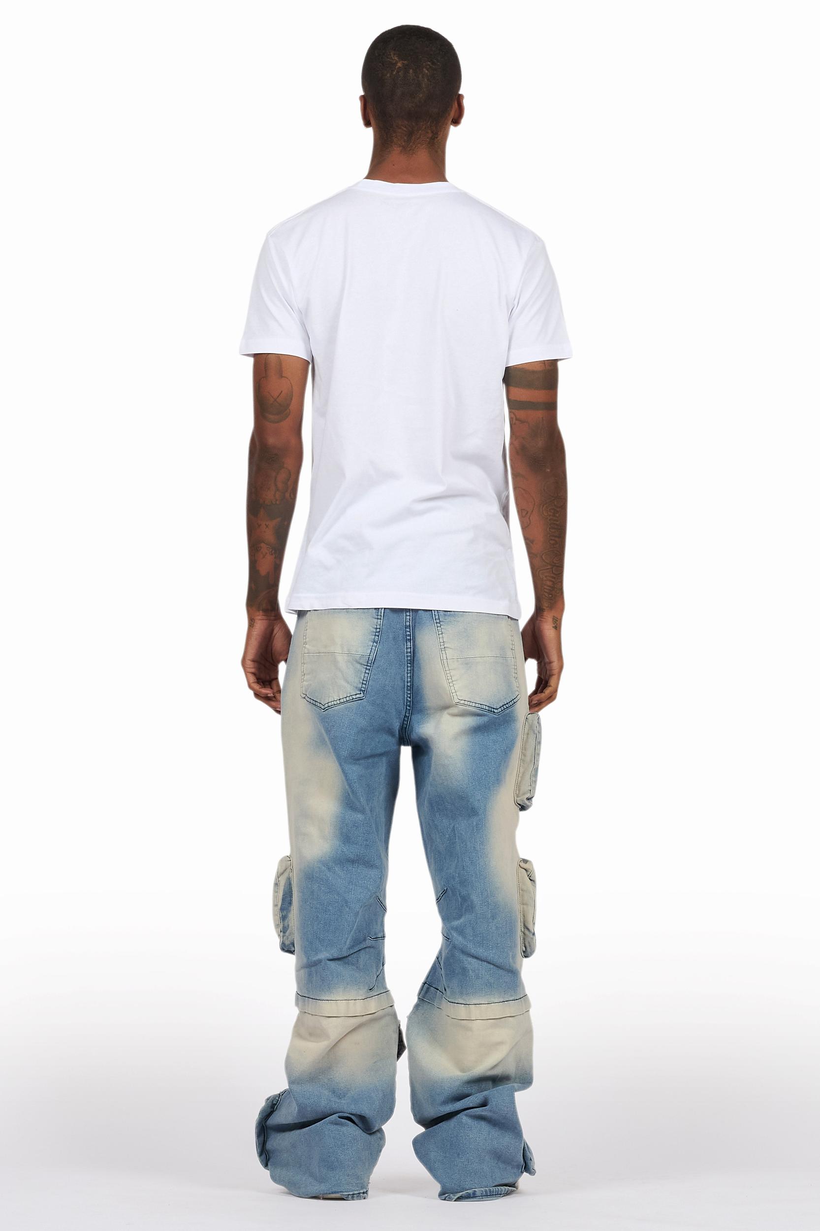 Pocketeer Tint Baggy Cargo Fit Jean Male Product Image