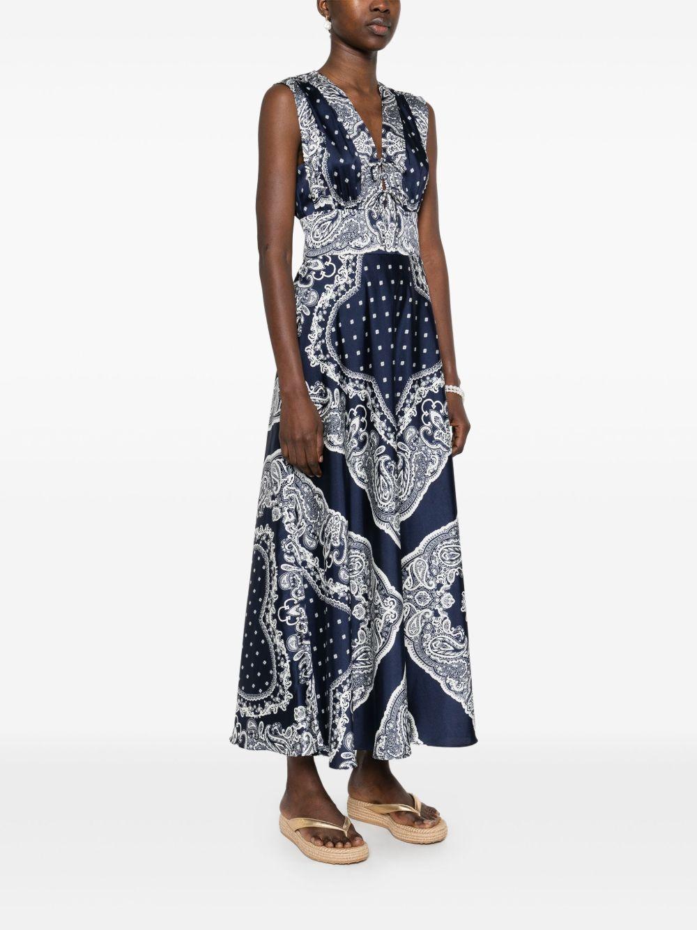 paisley-print maxi dress Product Image