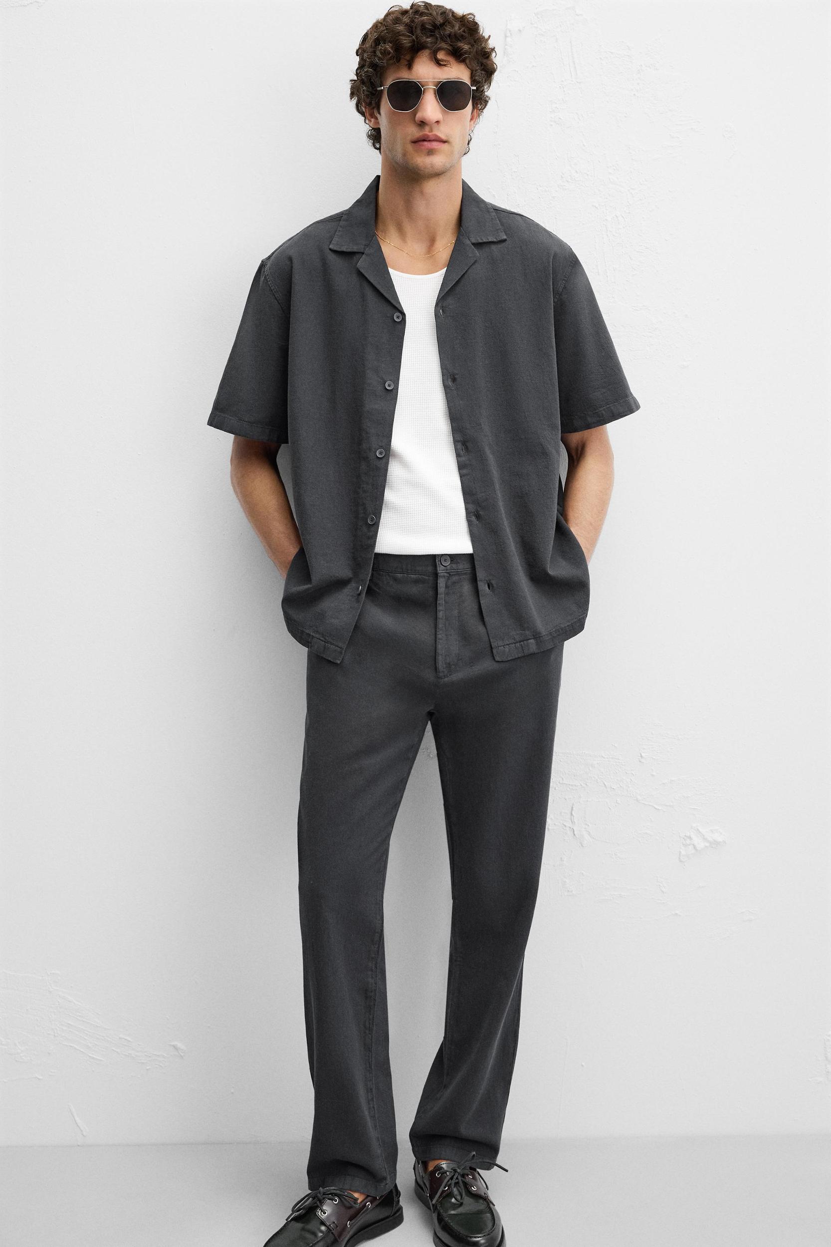 COTTON - LINEN PANTS Product Image