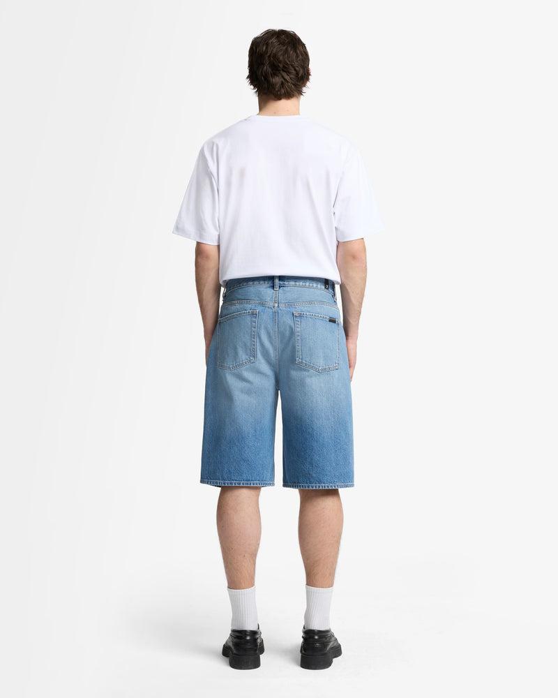 Wide Leg Denim Short Product Image