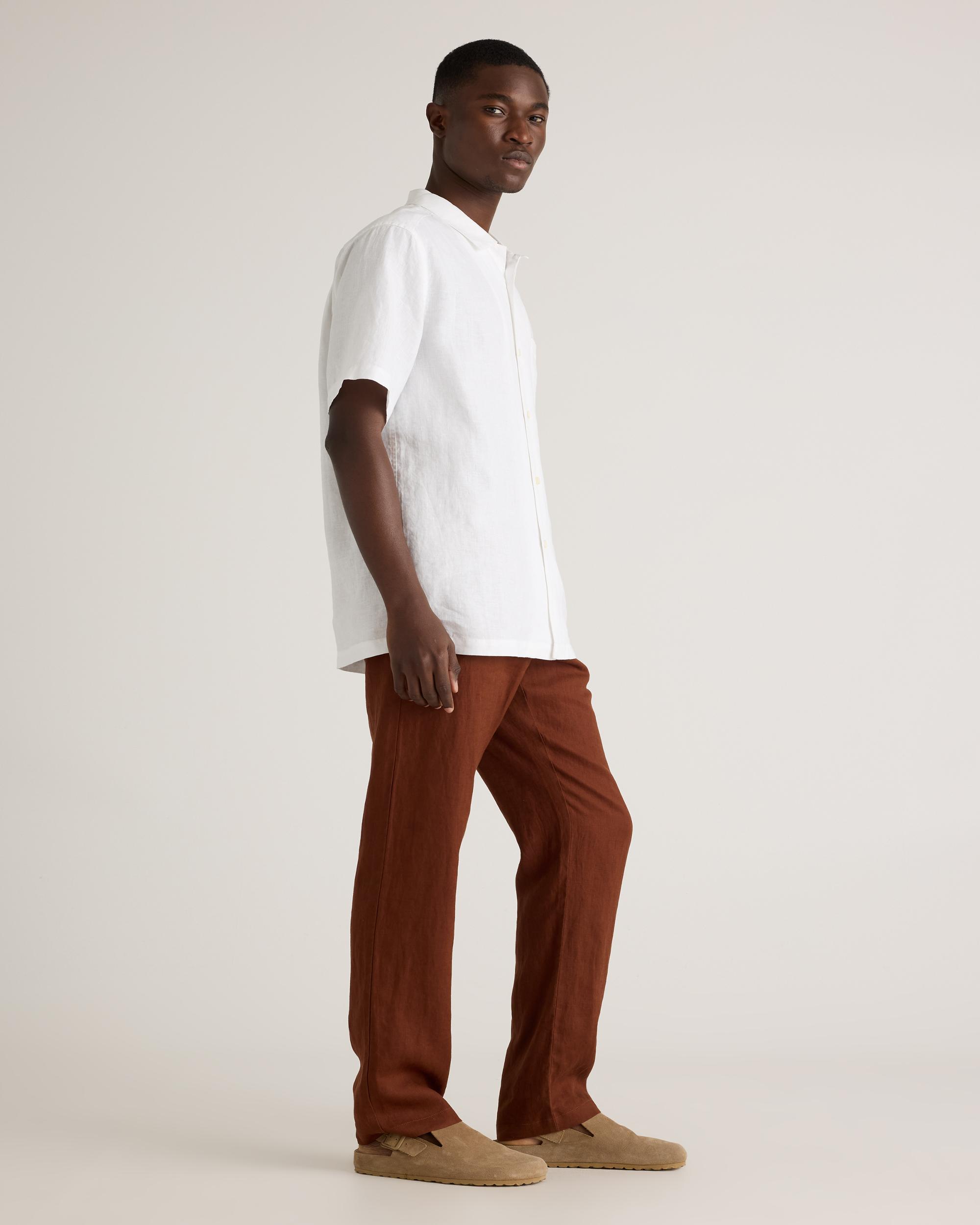 Quince | Men's 100% European Linen Camp Shirt Product Image