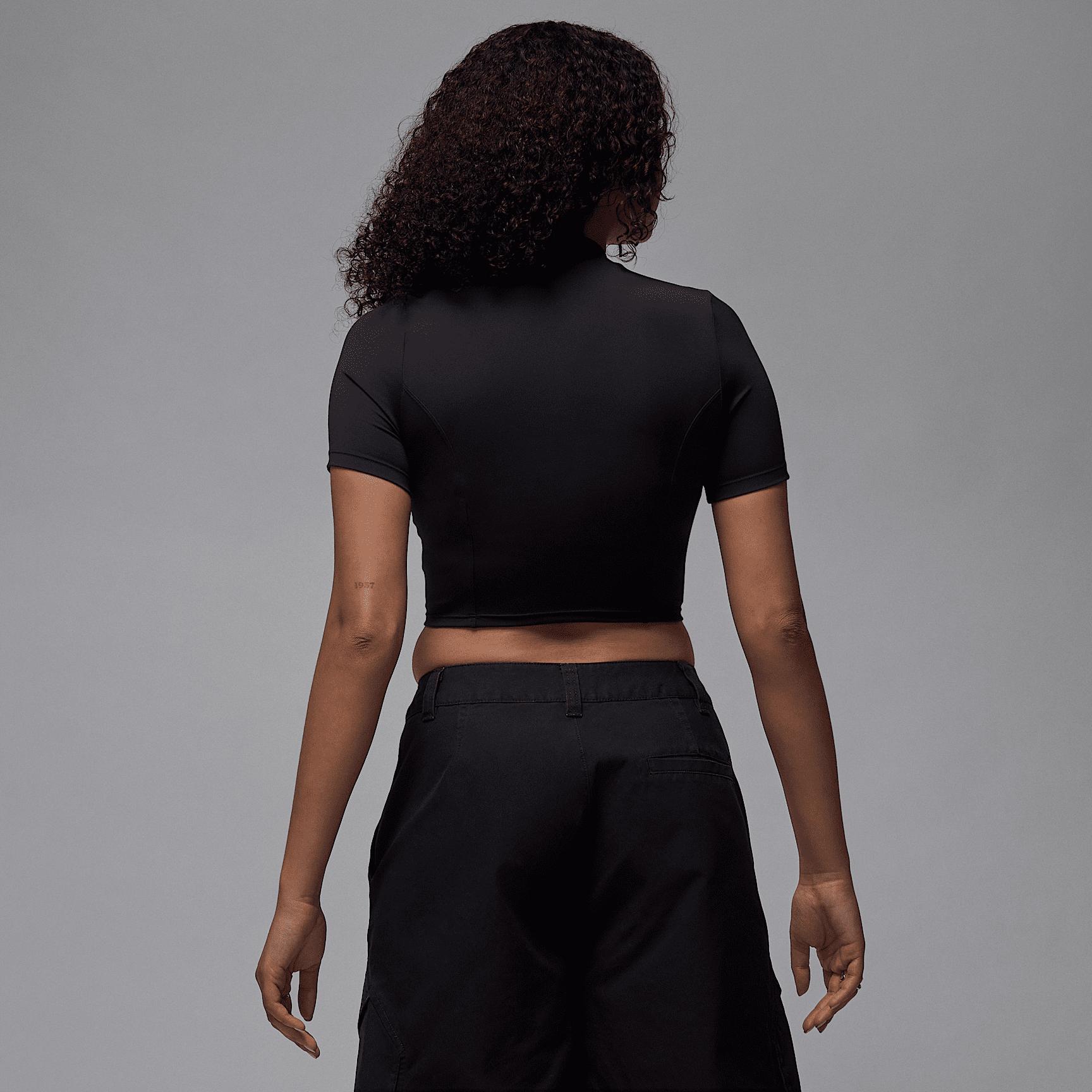 Women's Jordan Short-Sleeve Knit Crop Top Product Image