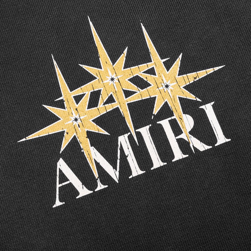 Amiri Starburst Oversized Tee - Black Male Product Image