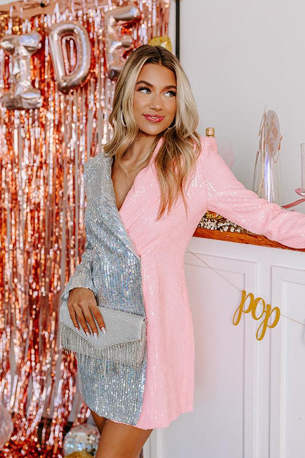 Lucky Ones Sequin Blazer Dress Product Image