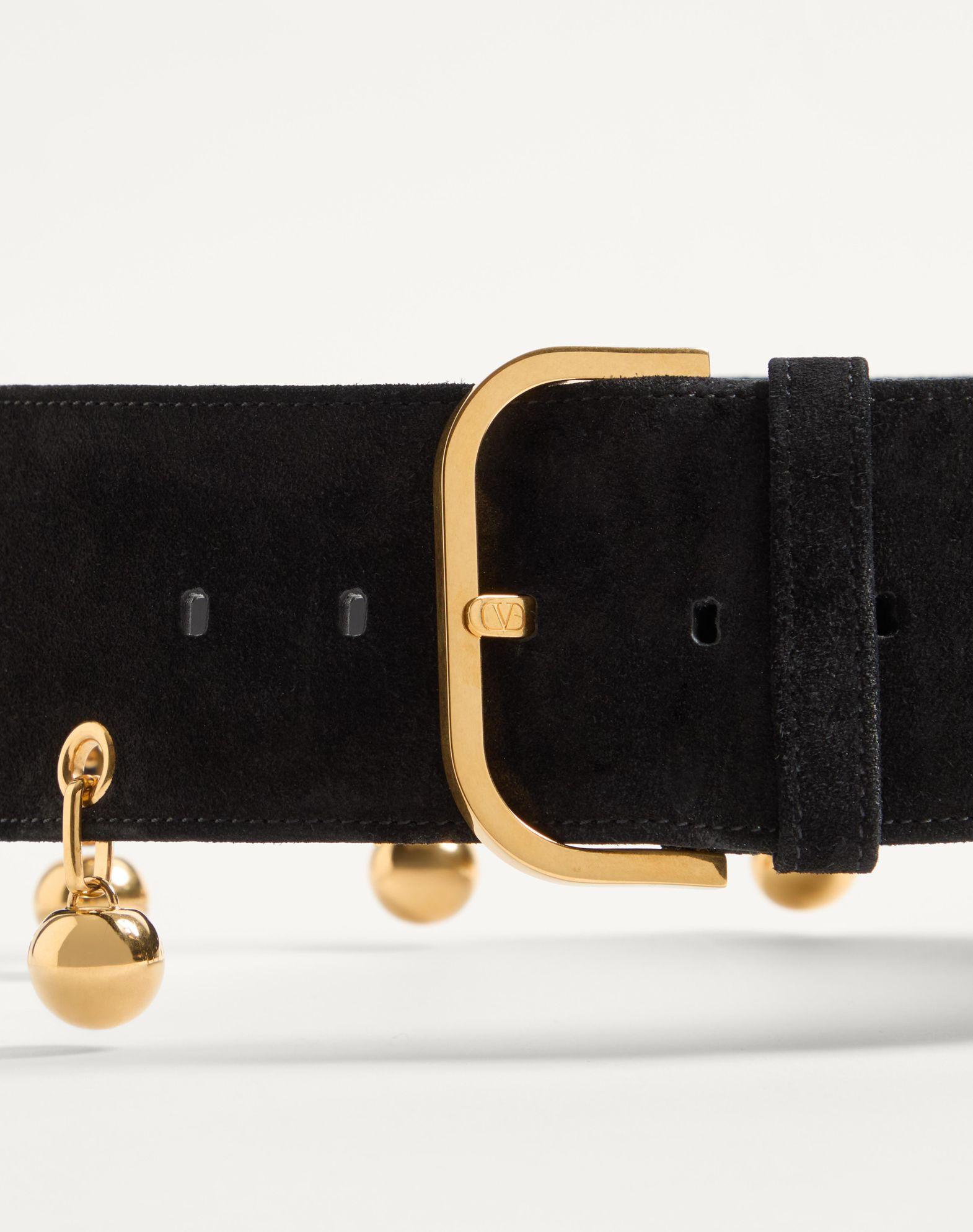 Vlogo Signature Suede Belt 65 Mm Product Image
