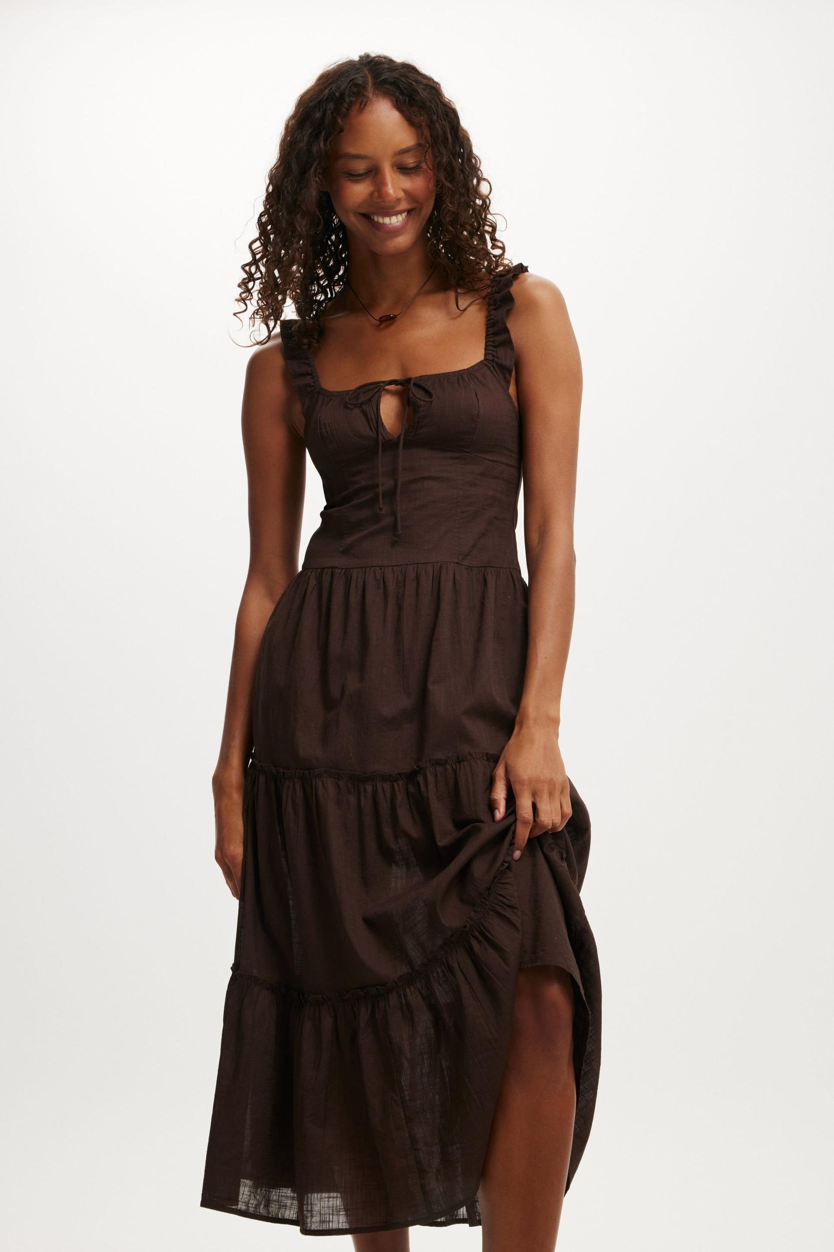 Skye Corset Detail Maxi Dress Product Image