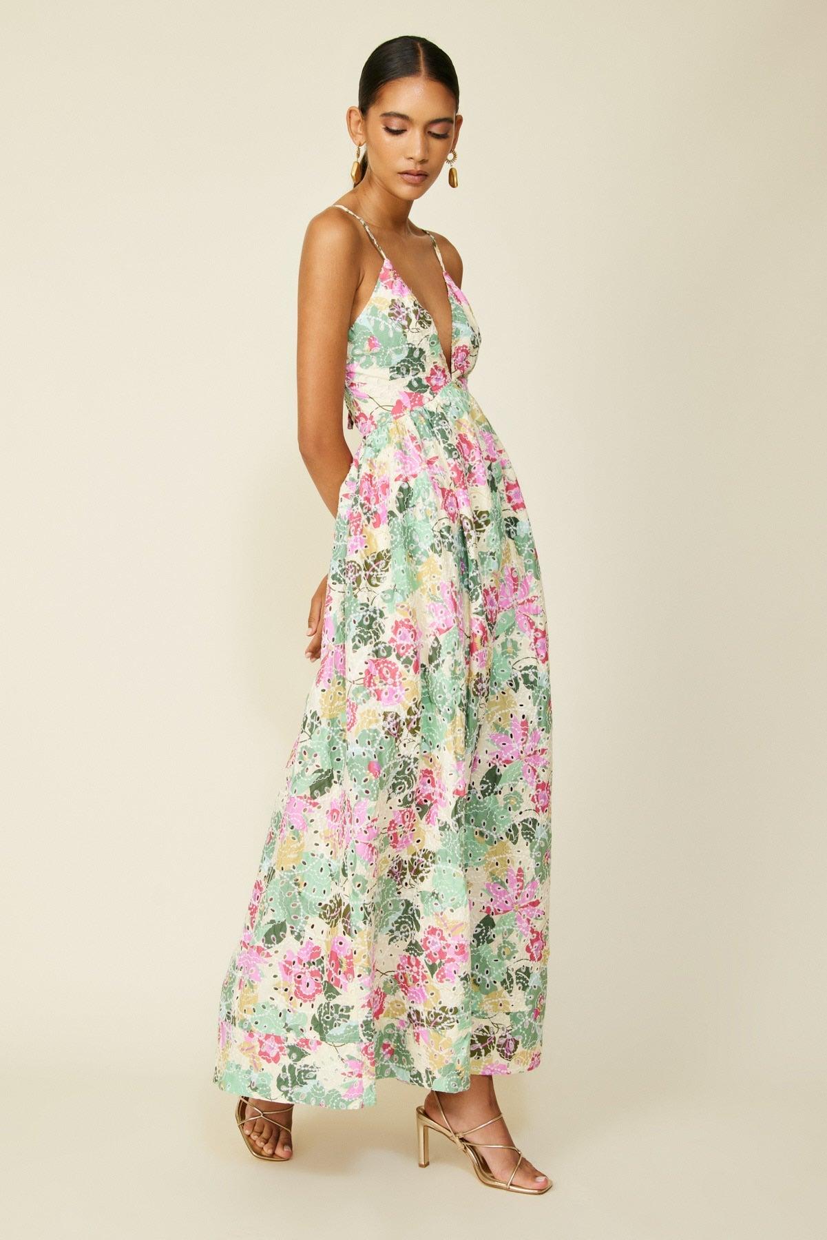 FINAL SALE Line & Dot | Playa Maxi Dress Product Image