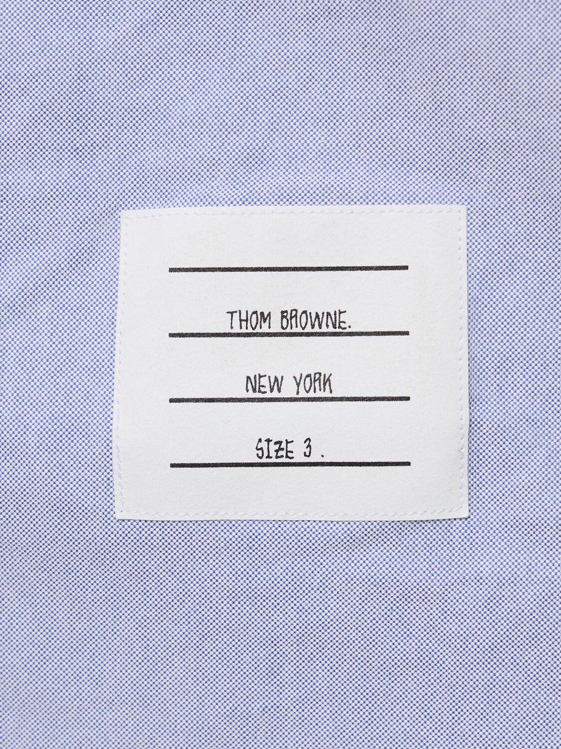 Thom Browne Men's Classic Fit Cotton Button-Down Shirt Product Image