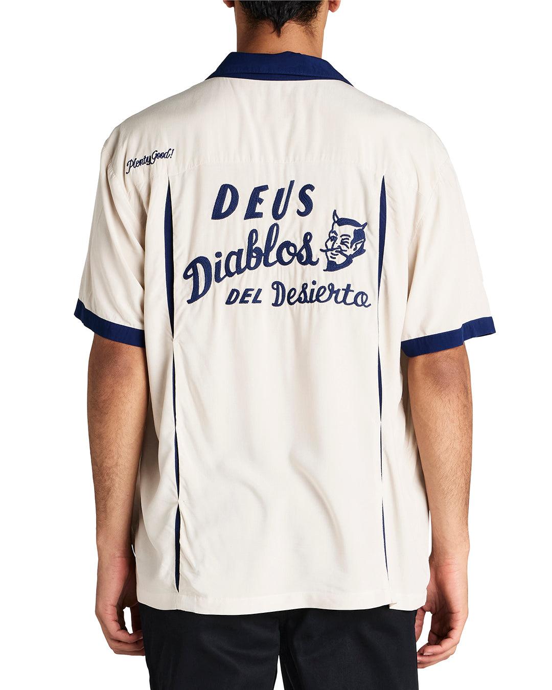 Diablo Bowling Shirt - Dirty White Product Image