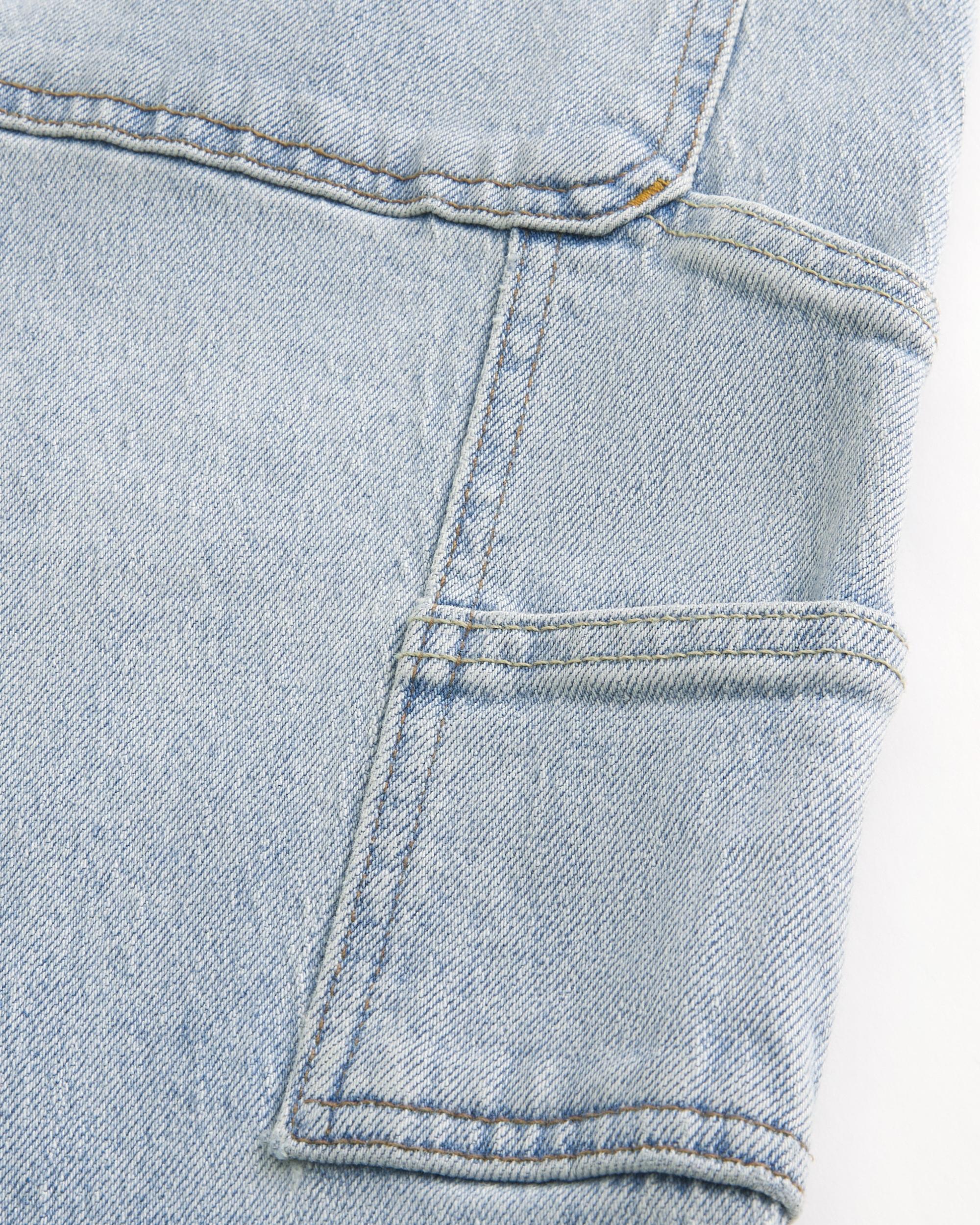 Light Wash Loose Carpenter Jeans Product Image