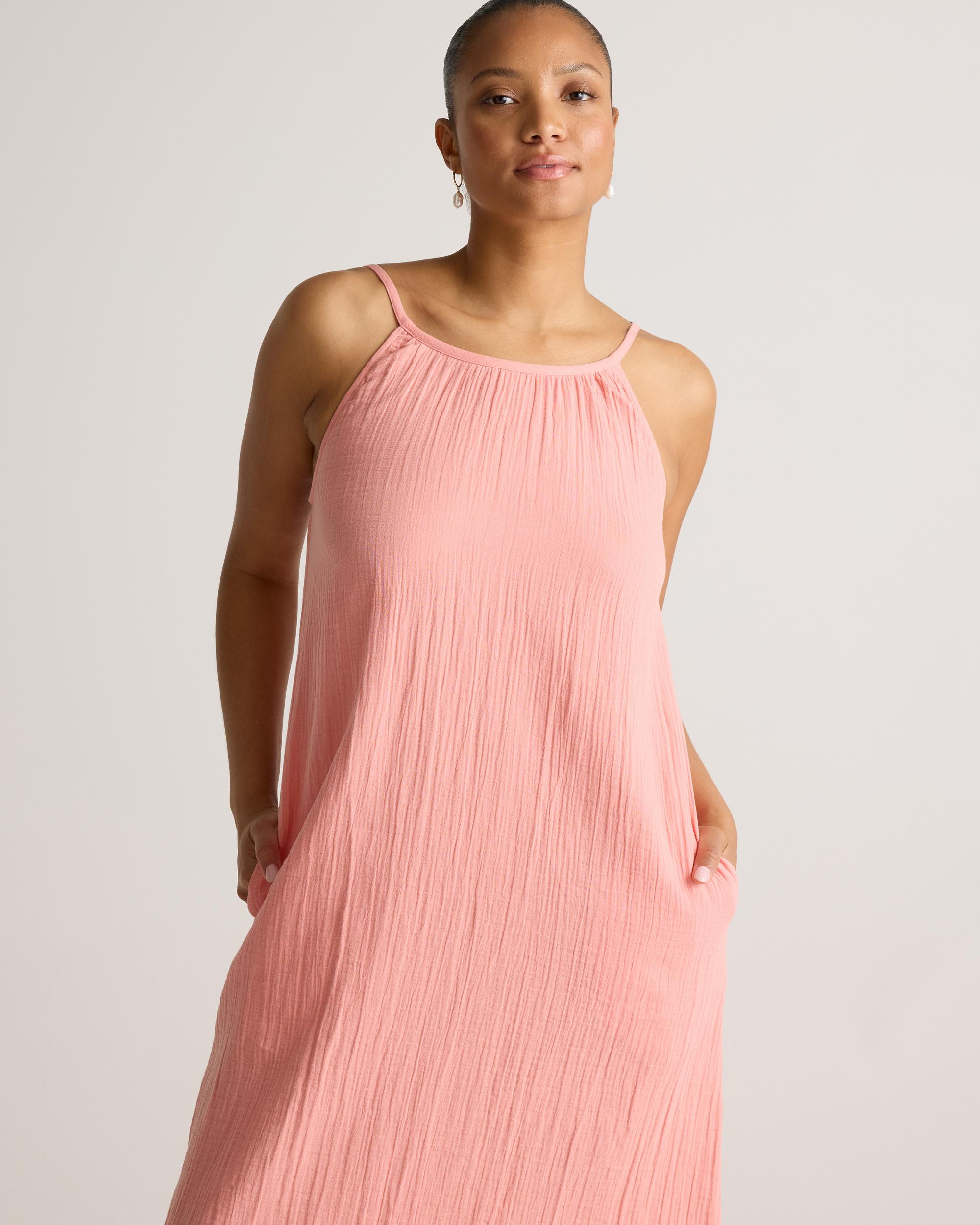 Quince | Women's Gauze Sleeveless Maxi Dress Organic Cotton Product Image