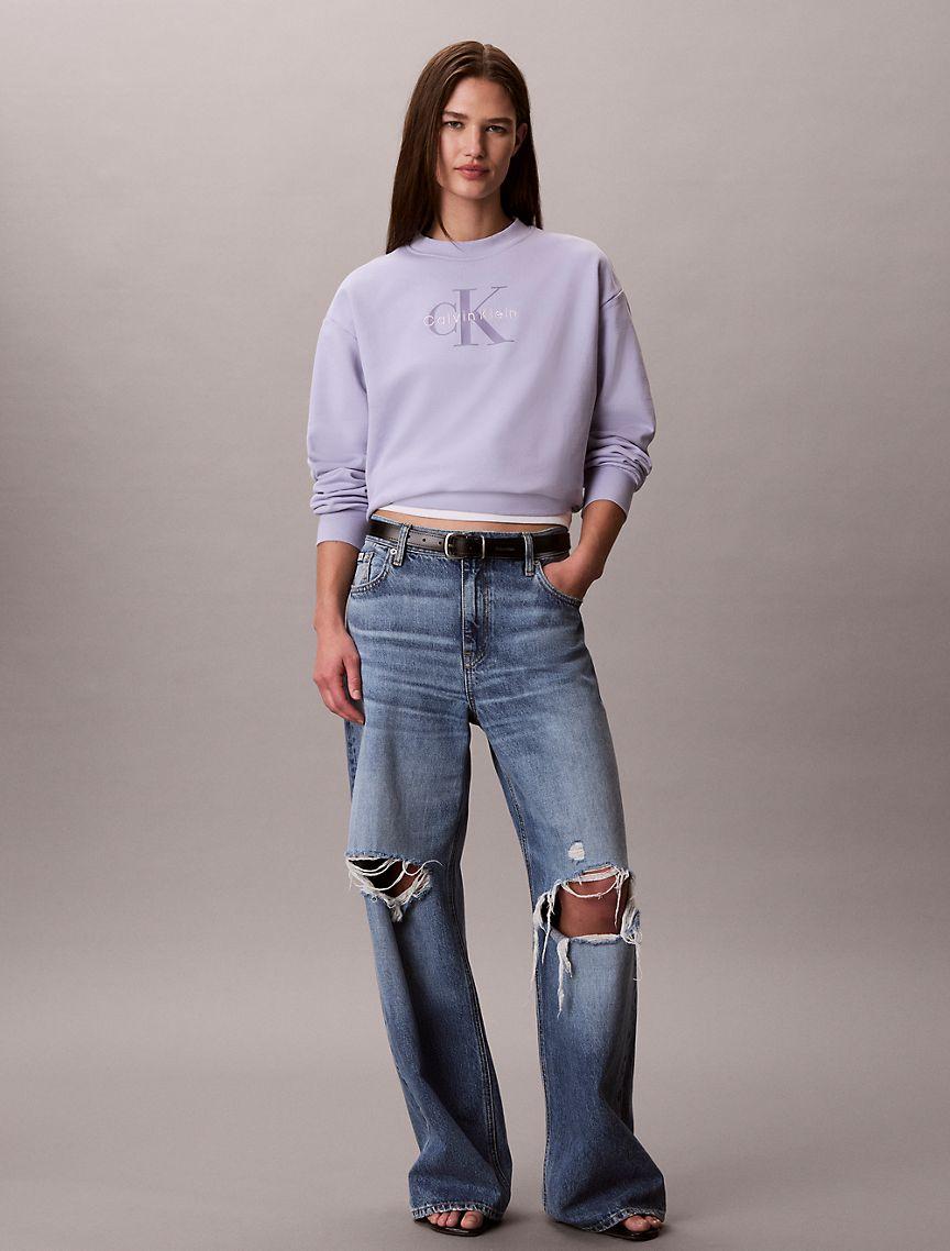 Monologo French Terry Relaxed Sweatshirt Product Image