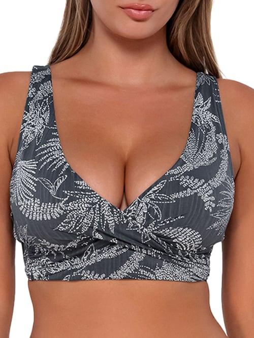 Printed Elsie Underwire Wrap Bikini Top Product Image