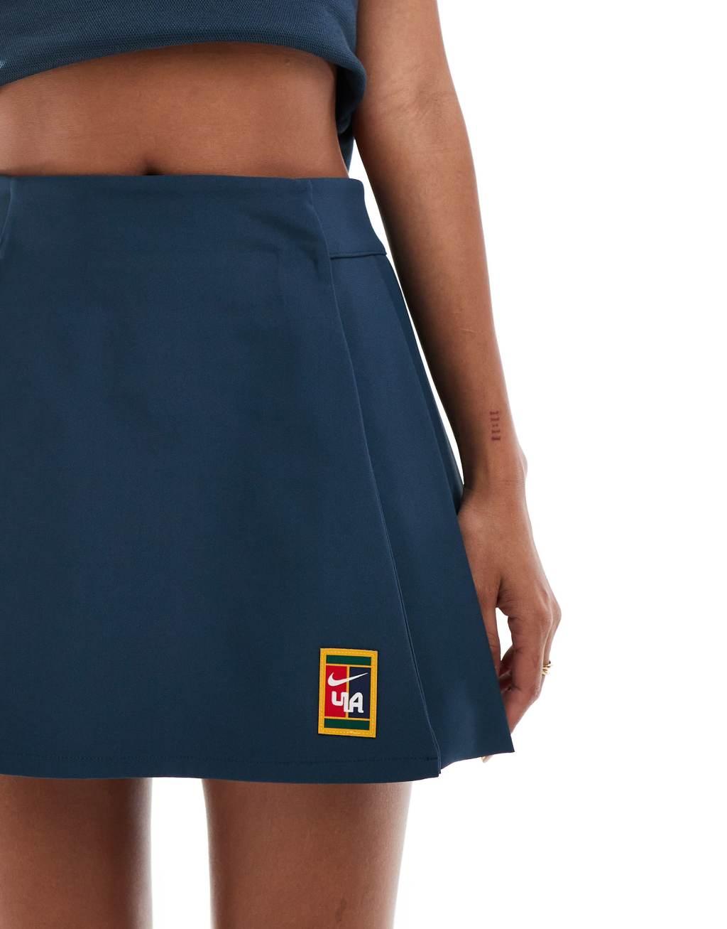 Nike YOON skirt in navy Product Image