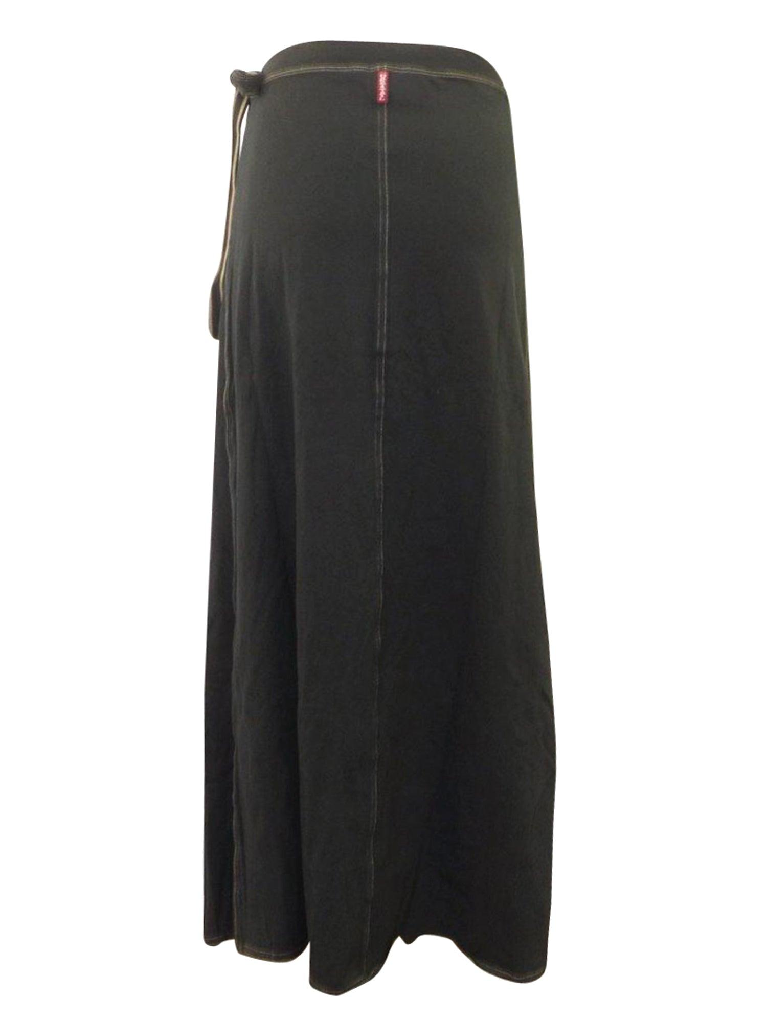 Hard Tail Long Wrap Skirt (W-964) Product Image