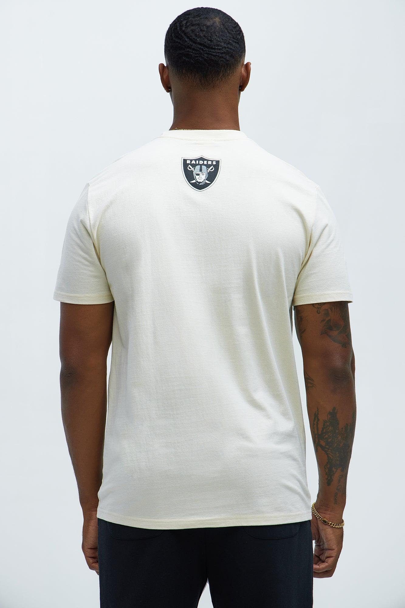 Raiders Upfront Short Sleeve Tee - White Product Image