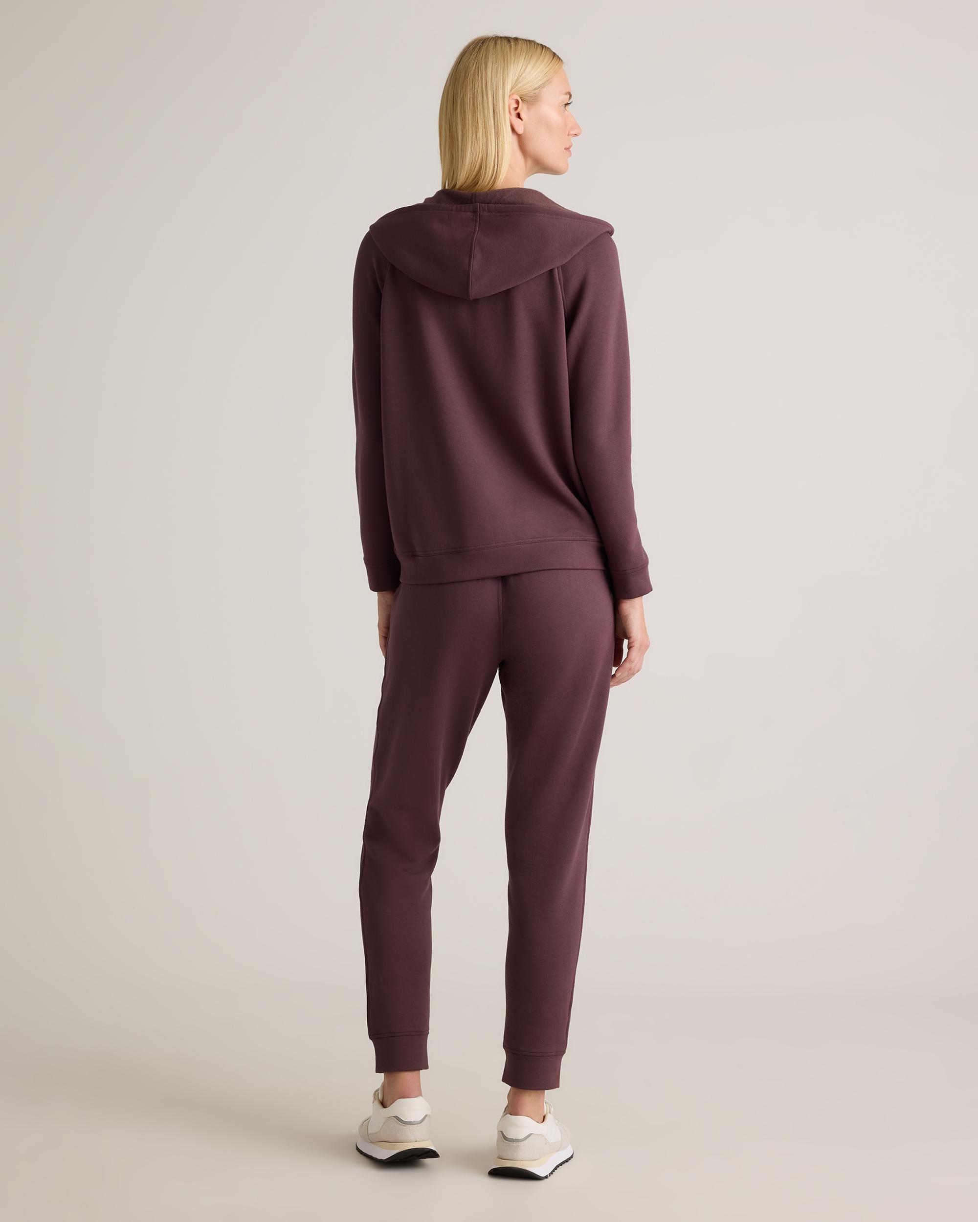 Quince | Women's SuperSoft Fleece Zip Up Hoodie Size XS, Lenzing Modal Product Image