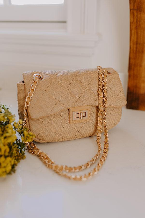 Daisy Woven Purse in Khaki Product Image