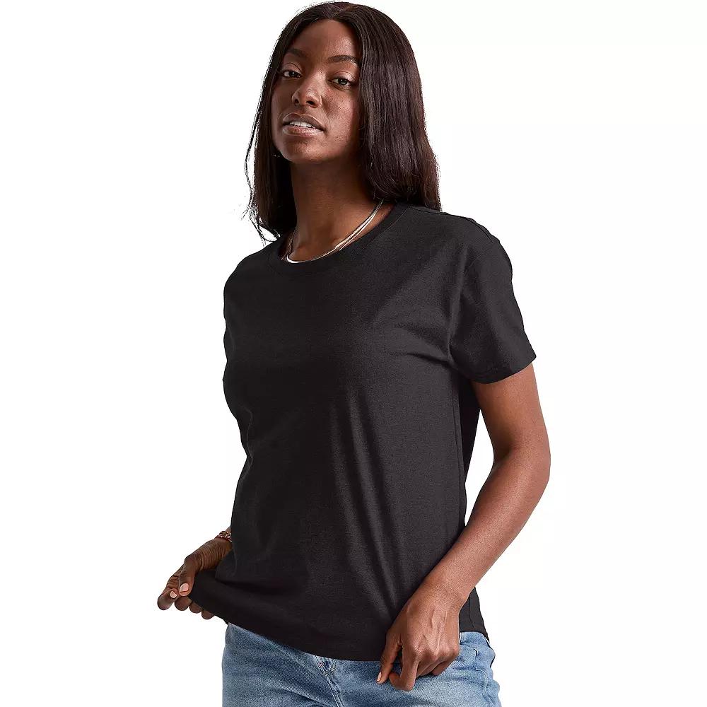 Women's Hanes® Tri-Blend Relaxed T-Shirt,  Product Image